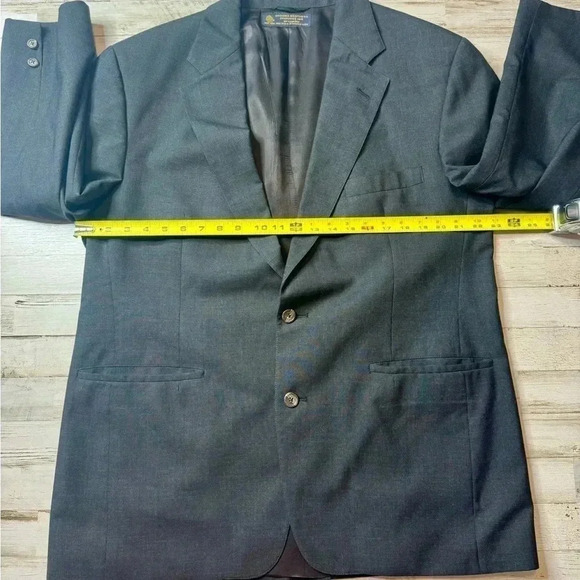 BROOKS BROTHERS 100% Wool Blazer Sz 45 - Picture 4 of 16